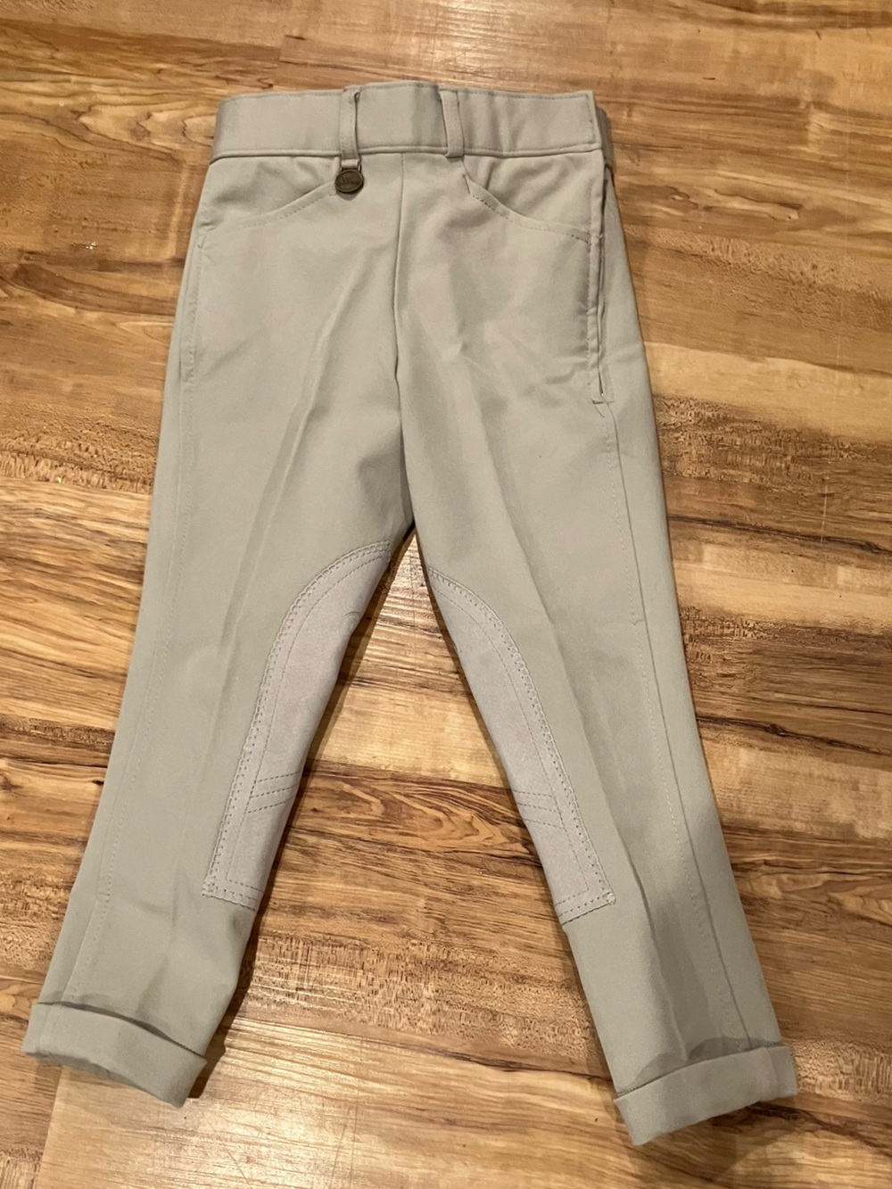 🐴 Ovation size 4 Children's Beige Horseback Riding Breeches Pants Leggings